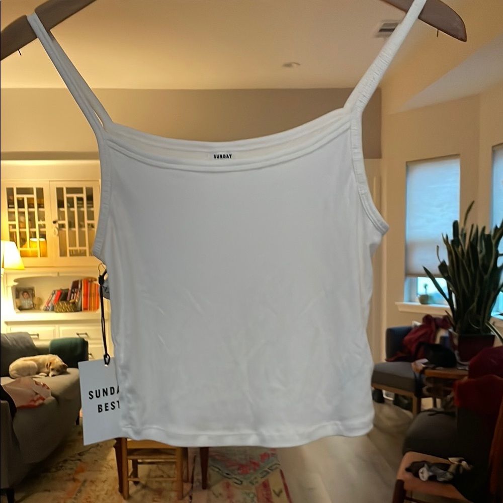 Sunday Best Cream Fitted Camisole